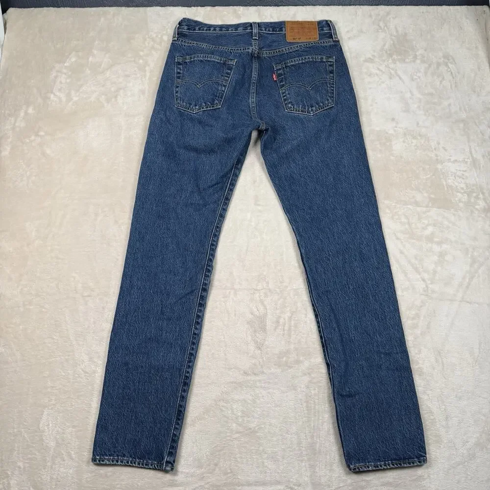 Levi’s 501 ST Premium Selvedge Denim Blue Jeans‎ Men's Size 30x32 Big E Tab